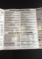 Crossroads Pizza Subs menu