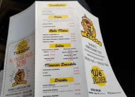 Gollos Taqueria, Fruteria More. menu