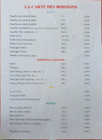 Bavette's Steakhouse menu