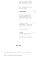 Cinco De Mayo Restaurant Bar menu