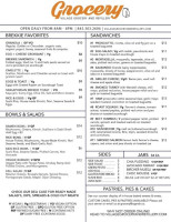 Village Grocery And Refillery menu