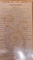 The Cheesecake Factory menu