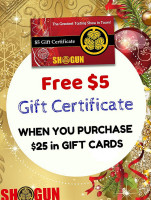 Shogun Japanese Steak Sushi logo