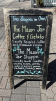 The Mason Jar Coffee Gelato menu