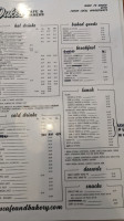 Duke's Cafe And Bakery menu