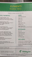Elements menu
