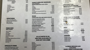 P.F. Chang's menu