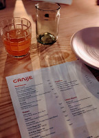 Canje menu
