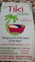 Tiki Bowls Totowa menu