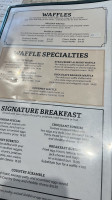 Waffle Shop menu