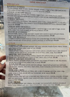 Waffle Shop menu