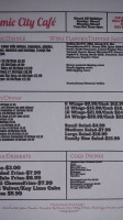 Atomic City Cafe' Llc menu