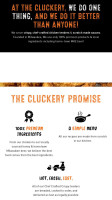 The Cluckery menu