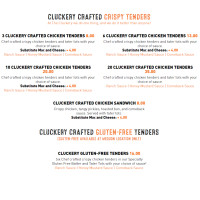 The Cluckery menu