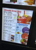 Sonic Drive-in menu