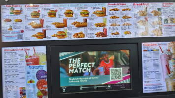 Sonic Drive-in menu