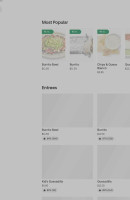 Chipotle Mexican Grill menu