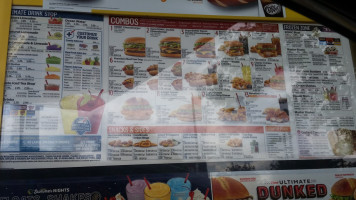 Sonic Drive-in menu