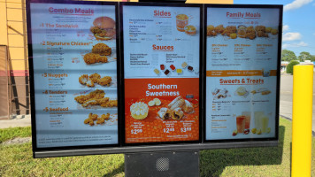 Popeyes Louisiana Kitchen menu