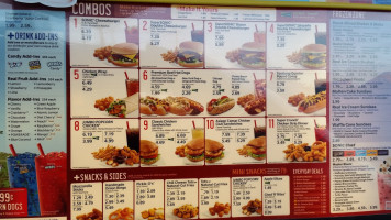 Sonic Drive-in menu