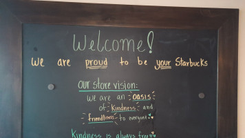 Starbucks menu