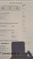 Longhorn Steakhouse menu