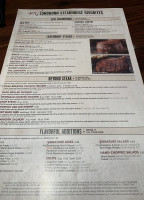 Longhorn Steakhouse menu
