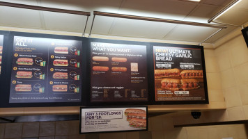 Subway menu