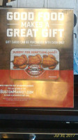 Boston Market menu