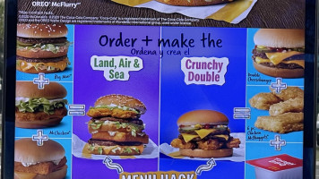 Mcdonald's menu