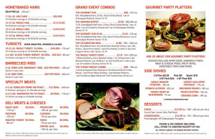 Port Of Subs menu