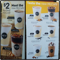 McDonald's menu