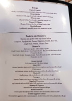 Fabrocinis Italian Kitchen menu