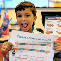 Chuck E. Cheese menu