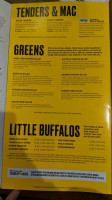 Buffalo Wild Wings menu