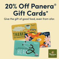 Panera Bread menu