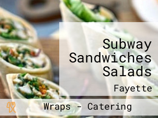 Subway Sandwiches Salads