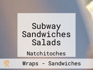 Subway Sandwiches Salads
