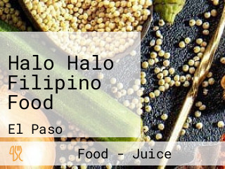 Halo Halo Filipino Food