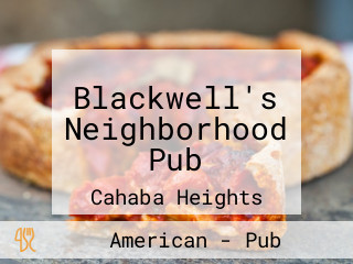 Blackwell's Neighborhood Pub