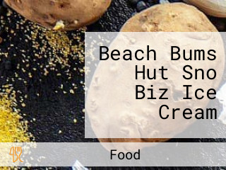 Beach Bums Hut Sno Biz Ice Cream