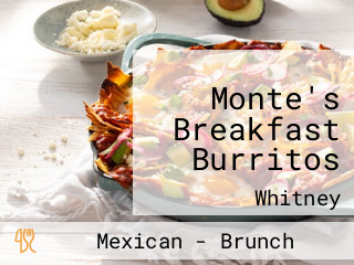 Monte's Breakfast Burritos