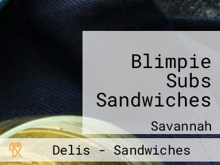 Blimpie Subs Sandwiches