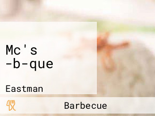 Mc's -b-que