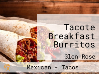 Tacote Breakfast Burritos