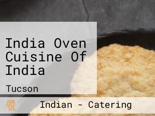 India Oven Cuisine Of India