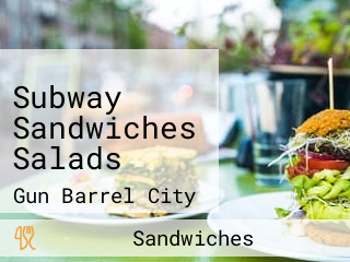 Subway Sandwiches Salads