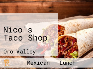 Nico's Taco Shop