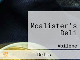 Mcalister's Deli