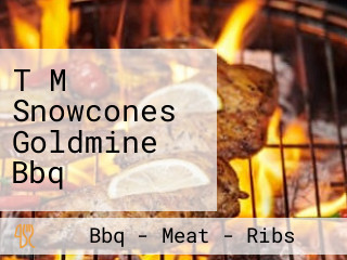 T M Snowcones Goldmine Bbq